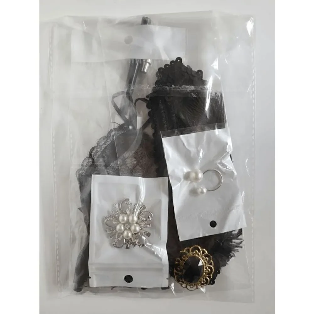 5PCS 1920s Accessories Flapper Great Gatsby Vintage Retro Costume Set NEW